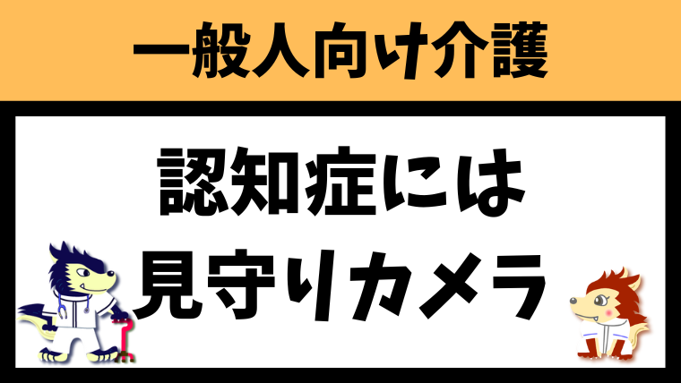 認知症の親をカメラで見守りたい時におすすめのサービス紹介